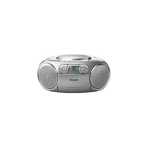 Philips AZ127 - Ghettoblaster - 2 Watt - Silber