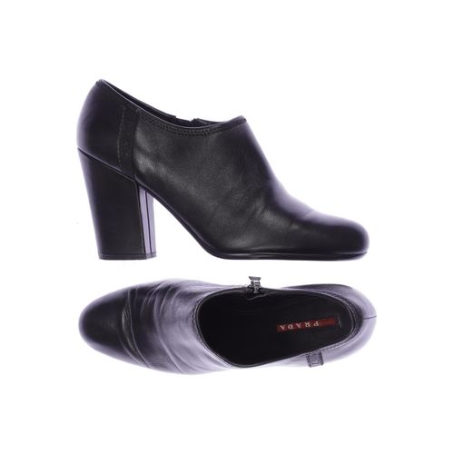 Prada Damen Halbschuh, schwarz, Gr. 37.5