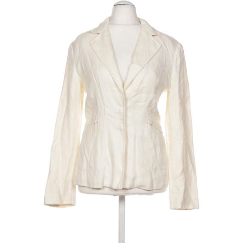 Mango Damen Blazer, cremeweiß, Gr. 40