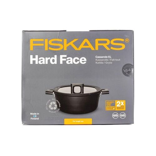 Fiskars Hard Face casserole 5 L / 26 cm with lid