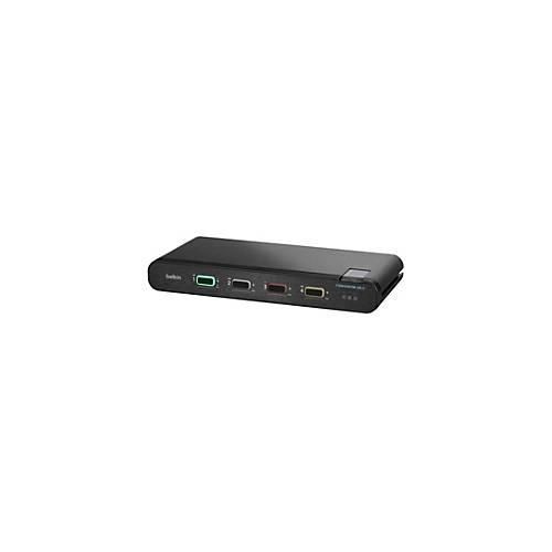 Belkin Universal Secure Single-Head - 2. Generation - KVM-/Audio-Switch - 4 x KVM/Audio - 1 lokaler Benutzer - Desktop