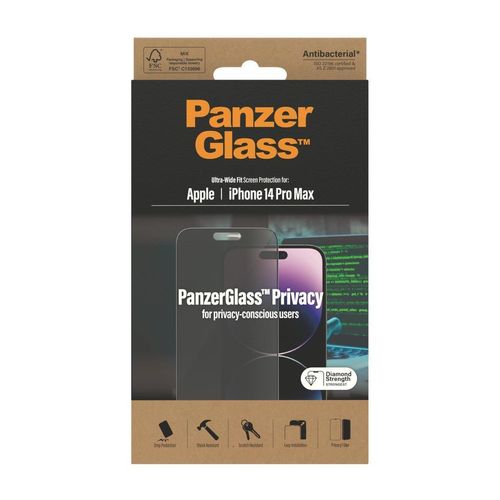 Schutzfolie iPhone 14 Pro Max Schutzfolie - Glas - Transparent