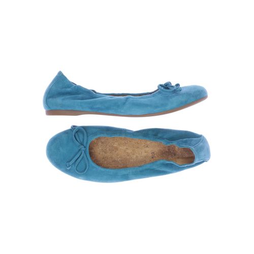 Gabor Damen Ballerinas, blau, Gr. 6.5