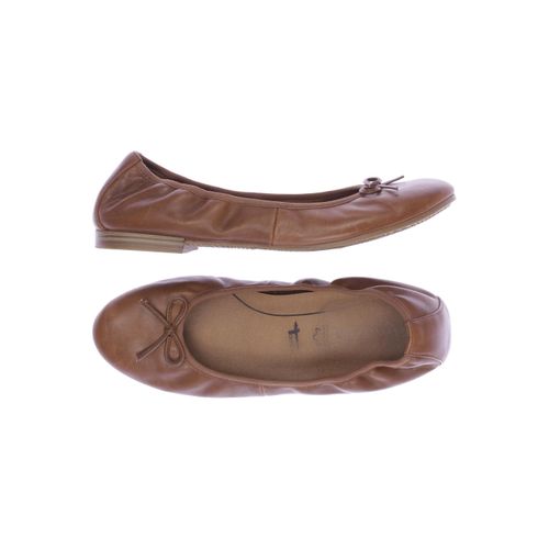 Tamaris Damen Ballerinas, braun, Gr. 39