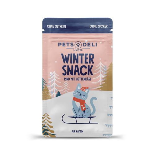 Snack Limited Winter 2024 Rind mit Hüttenkäse für Katzen - 90g