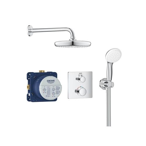 Grohe Grohtherm, Duschsystem Unterputz mit Tempesta 210, chrom