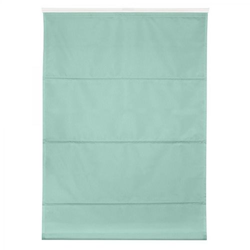 Raffrollo Klemmfix TOP, ohne Bohren, verspannt Mint, 110 cm x 130 cm (B x L)