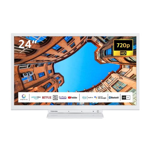 Toshiba 24WK3C64DAW 24 Zoll Fernseher / Smart TV (HD ready, HDR uvm.) - Inkl. 6 Monate HD+