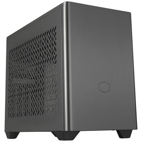 Cooler Master MasterBox NR200P V2 Midi-Tower PC-Gehäuse Schwarz Seitenfenster, Staubfilter, 1 vorinstallierter Lüfter