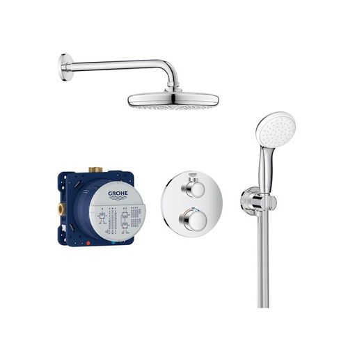 Grohe Grohtherm, Duschsystem Unterputz mit Tempesta 210, chrom