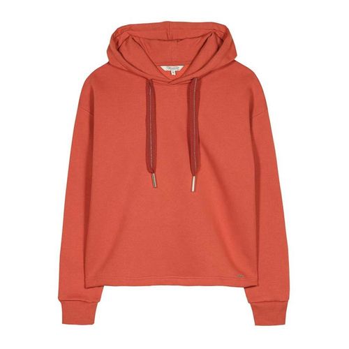 Herrlicher Hoodie in Rotbraun - L