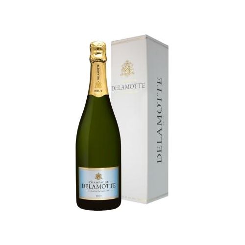 Champagne Delamotte Champagner Brut Delamotte - mit Etui