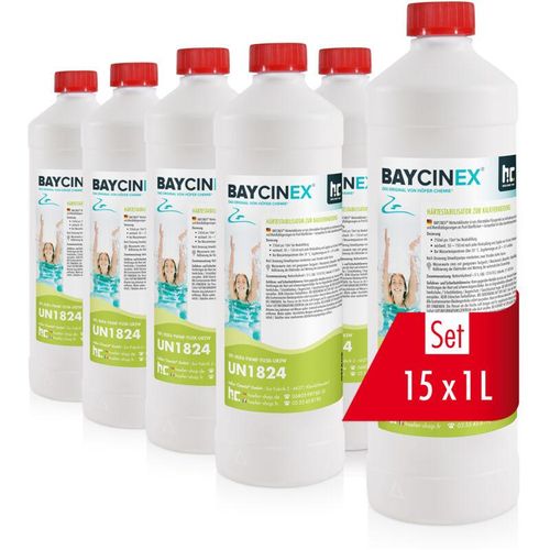 6x 1 l baycinex® Härtestabilisator zur Kalkvermeidung