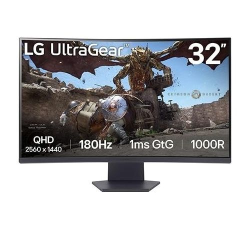 LG 32” UltraGear QHD Curved Gaming Monitor 32GS60QXB