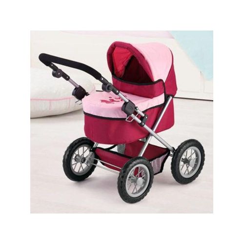 Bayer Design Doll's Pram Trendy - Red/Pink