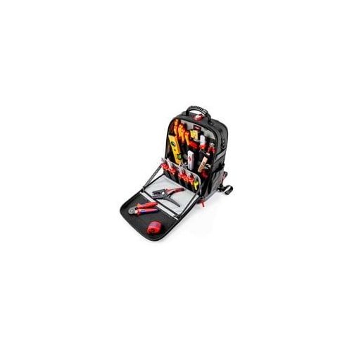 Werkzeugrucksack Modular X18 Elektro, Werkzeug-Set schwarz, 22-teiliges Sortiment