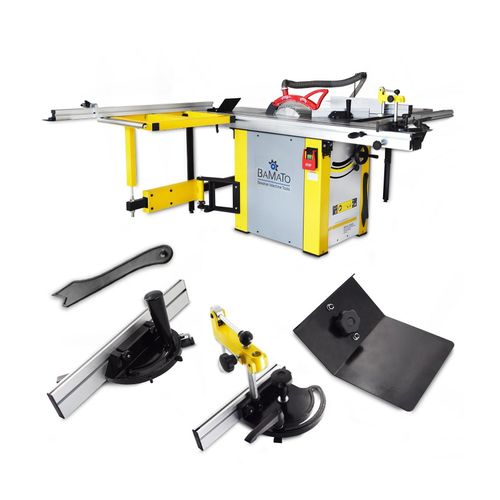 BAMATO Formatkreissäge BFKS-2000 inkl. XXL-Lieferumfang und serienmäßiger Vorritzeinheit