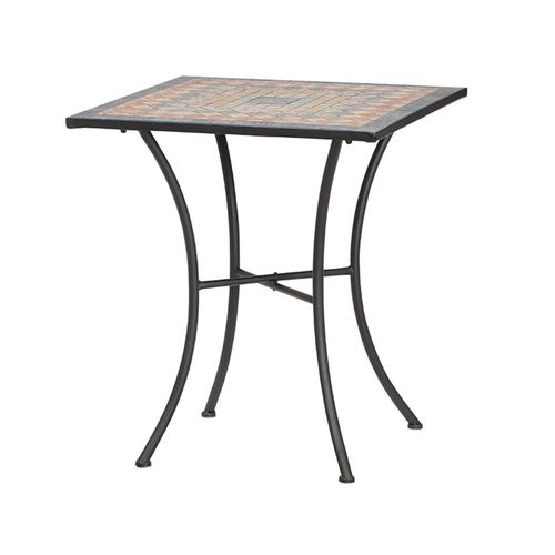 Siena Garden Prato Bistrotisch 64x64x71 cm Stahl/Schwarz / /