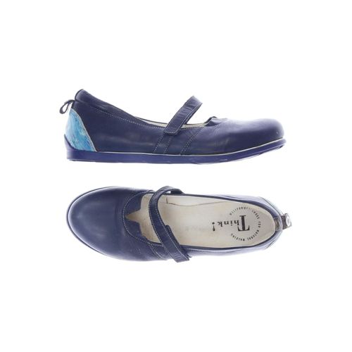 Think! Damen Ballerinas, blau, Gr. 39.5