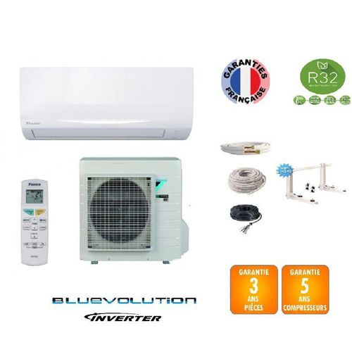 DAIKIN FTXF20E + RXF20E + 15 Meter bluevolution A++ Reversibles Mono-Split-Klimagerät DAIKIN FTXF20E + RXF20E + 15 Meter bluevolution A++ Verlegekit