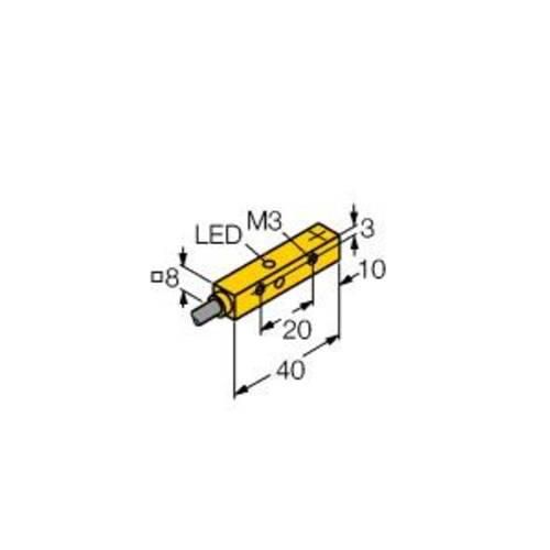 Turck Induktiver Sensor nicht bündig PNP, Schließer NI4U-Q8SE-AP6X