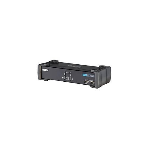 ATEN CubiQ CS1762A - KVM-/Audio-Switch - 2 x KVM/Audio - 1 lokaler Benutzer - Desktop