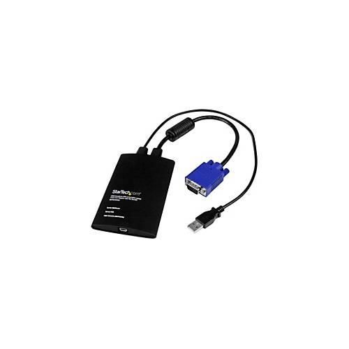 StarTech.com USB 2.0 KVM Konsole - Mobiler Laptop Crash Cart Adapter mit Datenübertragung und Videoaufnahme - Portable USB KVM Konsole - KVM-Switch - 1 Anschlüsse