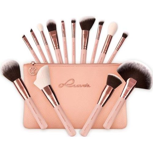 Luvia Cosmetics Pinsel Pinselset Rose Golden Vintage Set