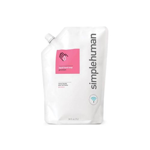 Simplehuman 1L Flüssigseife Nachfüllpackung, Geranie