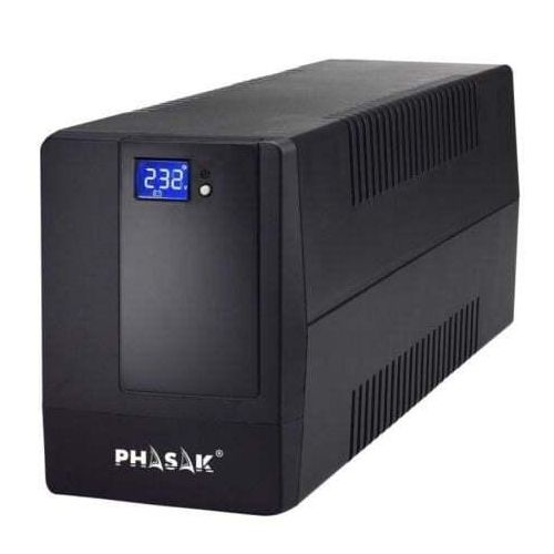 Phasak Esential, Line-Interaktiv, 0,65 kVA, 360 W, Pseudo sine, 220 V, 240 V
