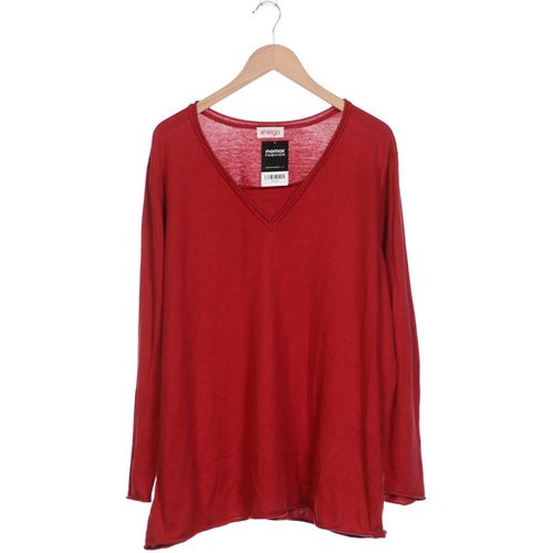 sheego Damen Pullover, rot, Gr. 52