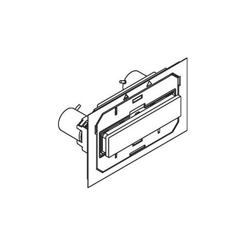 Hewi S 50 Betätigungsplatte 66246 für WC - Module, weiß, manuell