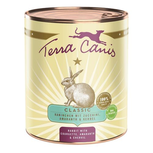 Terra Canis CLASSIC Kaninchen mit Zucchini 6x800g