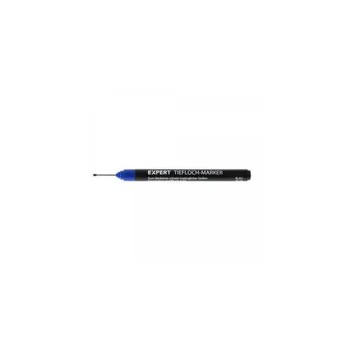 EXPERT Tieflochmarker Bohrloch Marker Blau 20 mm