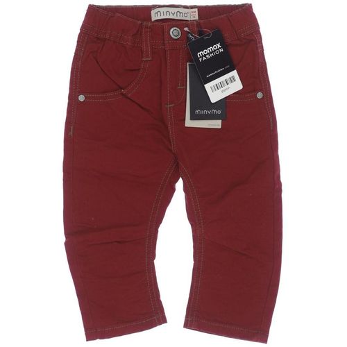 MiNyMO Herren Stoffhose, rot, Gr. 74