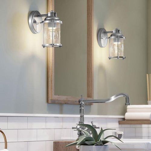 Elstead Lighting Ashland Bay Wandleuchte 1-flammig, QN-ASHLANDBAY1-PC-BATH,