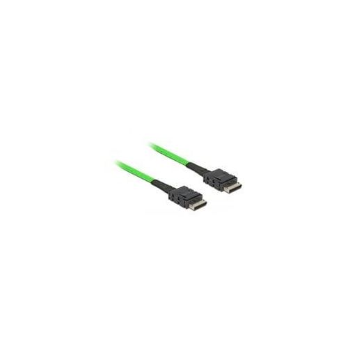 Kabel OCuLink PCIe SFF-8611 > OCuLink SFF-8611 hellgrün, 1 Meter