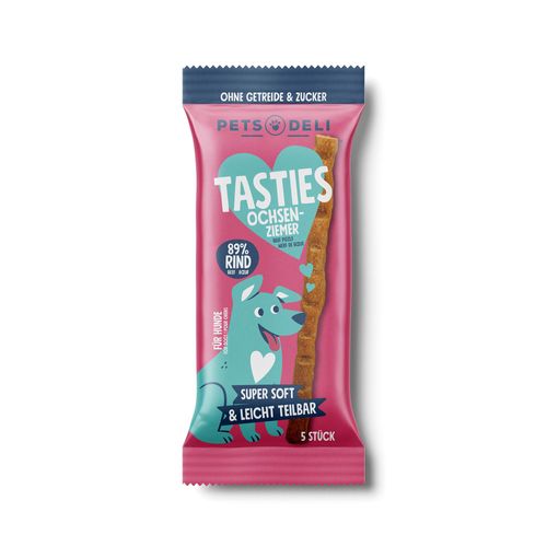 Snack Tasties Ochsenziemer für Hunde - 75g