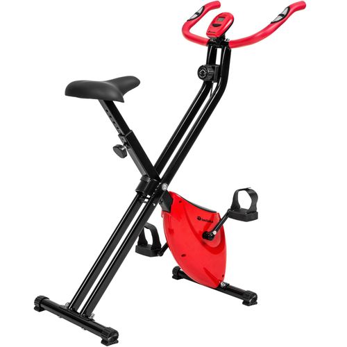 TecTake GmbH Heimtrainer FitX-Bike, klappbar mit Trainingscomputer - 113 x 41 x 81 cm 404950