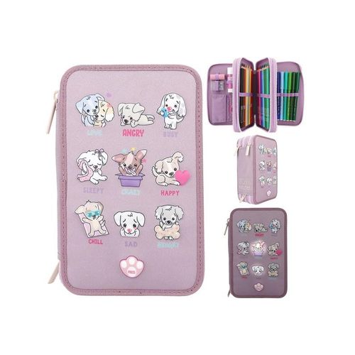 Topmodel Triple Pencil Case LED Dog Mood barometer ( 0412843 )