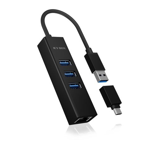 Netzwerk-Adapter »USB 3.0 HUB & LAN Adapter«