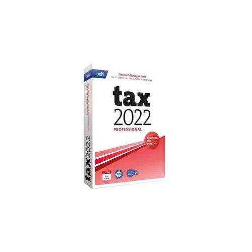 Tax 2022 Professional, für die Steuererklärung 2021, Download