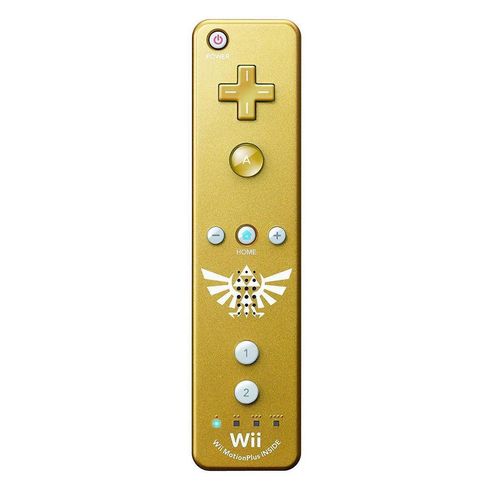 Controller Wii U Nintendo The Legend of Zelda: Skyward Sword Limited Edition Gold Wii Plus