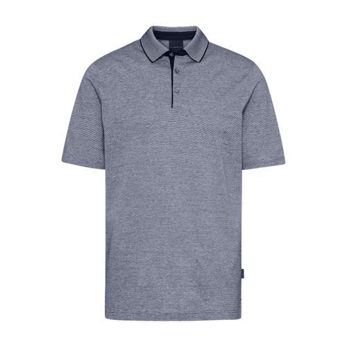 Poloshirt BUGATTI Gr. XXL, blau (dunkelblau) Herren Shirts in dezenter Streifenoptik