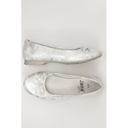 Jana Damen Ballerinas, grau, Gr. 37