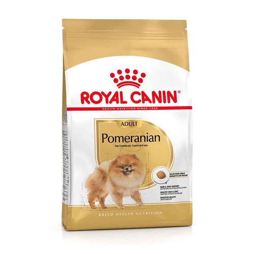 ROYAL CANIN POMERANIAN ADULT Trockennahrung für ausgewachsene Zwergspitze (>8 Monate) 1,5kg