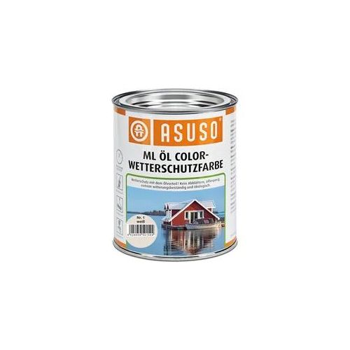 ASUSO ML Öl Color-Wetterschutzfarbe – Weiß