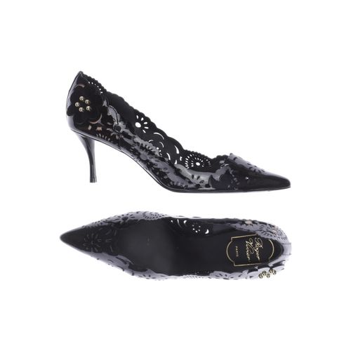 Roger Vivier Damen Pumps, schwarz, Gr. 41