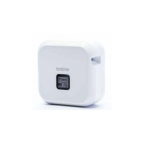 Beschriftungsgerät Brother P-touch Cube Plus, USB/Bluetooth, iOS/Android, 20 mm/Sek., für 3,5-24 mm Etiketten, inkl. 24 mm TZe-Band, B 67 x T 128 x H 128 mm, weiß