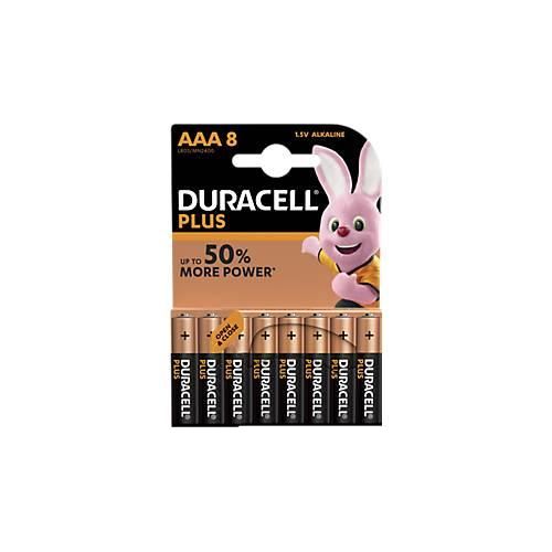 DURACELL® Batterien Plus, Micro AAA, 1,5 V, 8 Stück